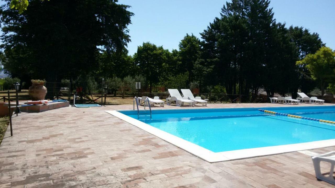 Agritur Villa Osvaldo Castiglione Del Lago Perugia Colazione Piscina Acqua Salata Exterior foto